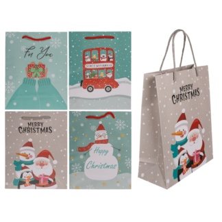 Paper gift bag, Winter Wonderland,