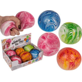 XL Anti stress ball, Marble, approx. 10 cm,