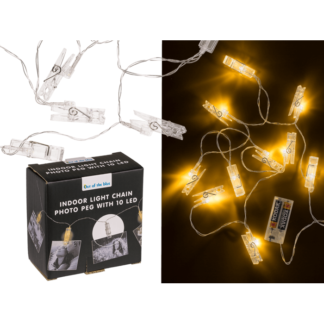 Light chain, Photo Peg, with 10 LED,