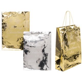 Paper gift bag, Glossy Christmas,
