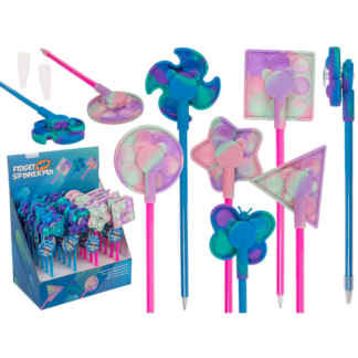 Pen, Fidget Pop Spinner, approx. 24 cm,