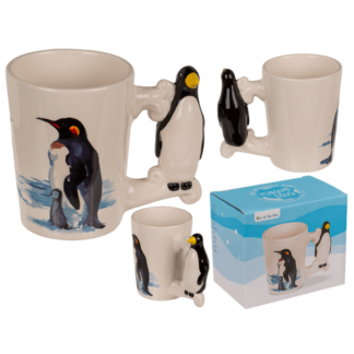 Stoneware mug,Penguin,11 x 8,5 cm,300 ml,