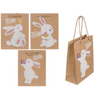 Gift Paper bag, Bunny,18 x 8 x 23  cm,