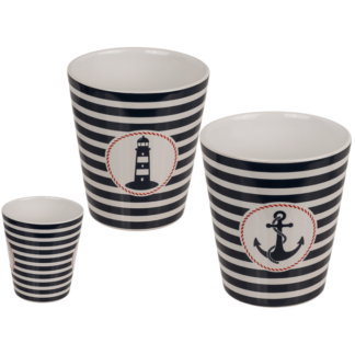 Mug without handle, Traditional Maritime,