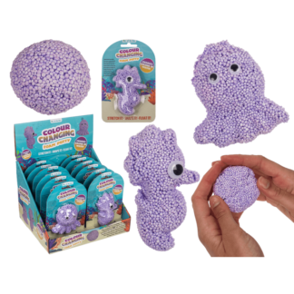Colour changing foam putty, Sea Horse and Octopus,