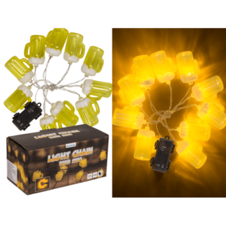 Llight chain, Beer mug, with 10 LED,