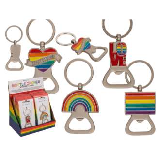 Metal bottle opener, Pride,