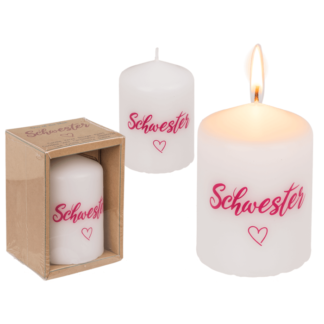 Pillar candle, Schwester <3,