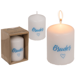 Pillar candle, Bruder <3,