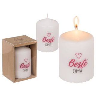 Pillar candle, Beste Oma,