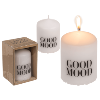 Pillar candle, Good Mood,