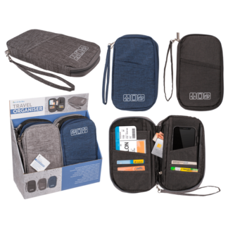 Travel Document, Wallet and Phone Organiser,