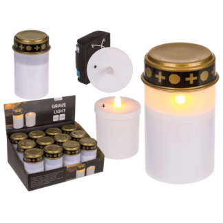 LED grave light, white,