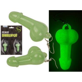 Earrings, Penis, Glow in the Dark,