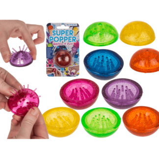 Super Popper, Jelly Dome, with glitter effect,