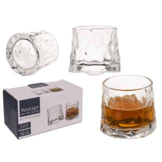 Whisky Glasses, On the Rocks,