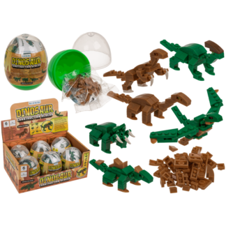 Construction blocks, Dinosaur, approx. 9 cm,