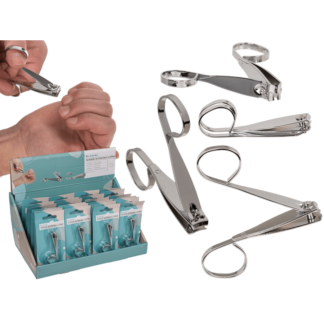 Scissor Action Nail Clippers, approx. 8 x 1,4 cm,