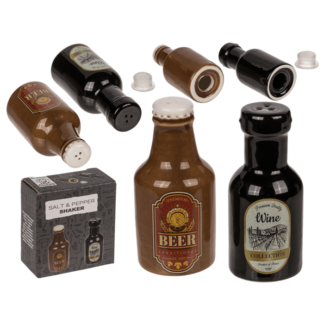 Salt & pepper shaker, Beer & Wine,