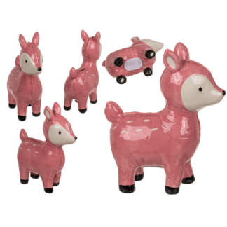 Saving bank, fawn, 17 x 7 x 20,5 cm,