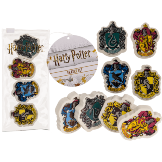 Eraser, Harry Potter, set of 4