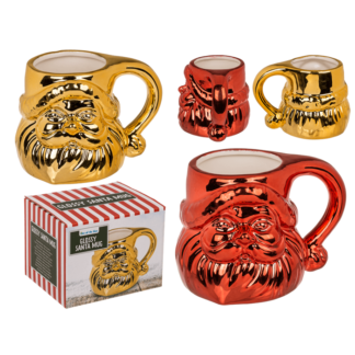 Dolomite Mug, Glossy Santa, 10 x 12 cm,