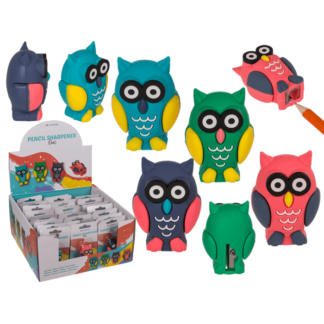 Sharpener, Owl, approx. 3,5 x 2,5 cm,