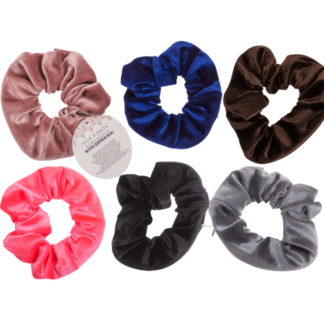 Textile Hair Ribbon, Scrunchie with Zipper Bag,