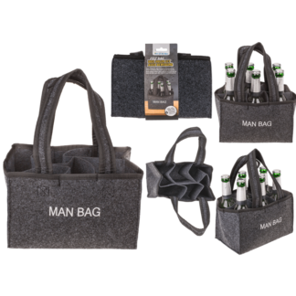 Felt Bottle Bag with 6 compartments,