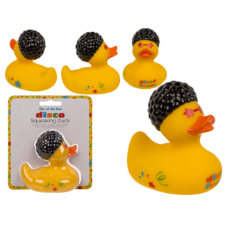 Disco Squeaking Duck, ca. 10 cm,