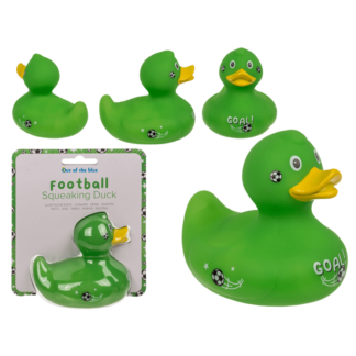 Football Squeaking Duck, ca. 10 cm,