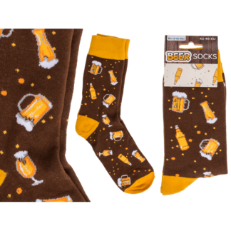 Socks, Beer, 2 sizes assorted,