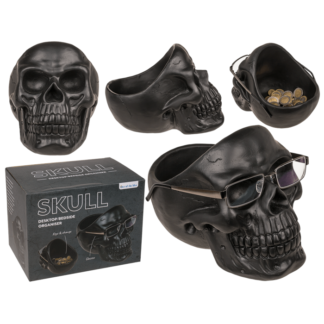 Skull Organiser, with Glasses Holder and
