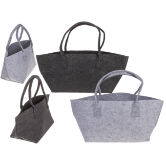 Felt shopping bag, 54 x 20 x 23 cm,