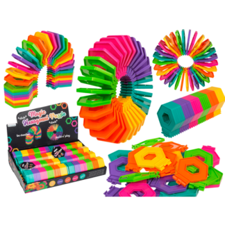 Magic hexahonal puzzle,