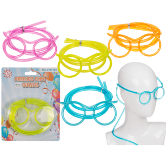 Drinking tube, Glasses,